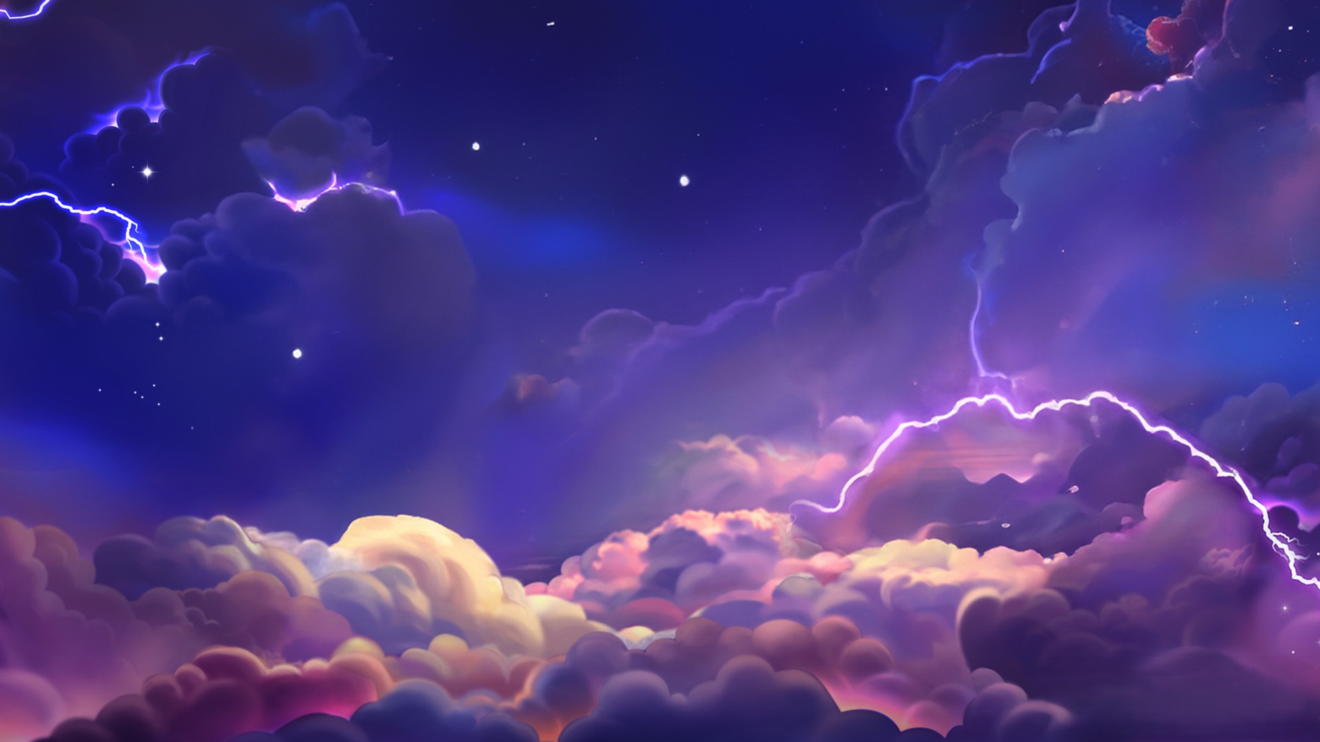 Juego visual con iluminación nocturna y contraste tipo esports